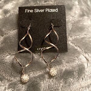 Fine Silver Plated Earrings